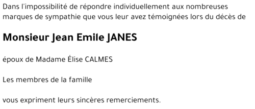 Jean Emile JANES