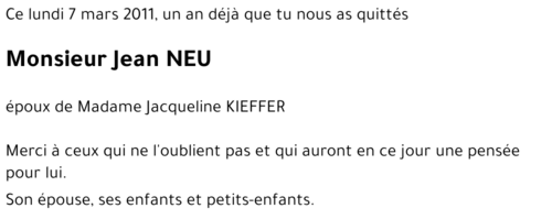 Jean NEU