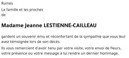 Jeanne CAILLEAU