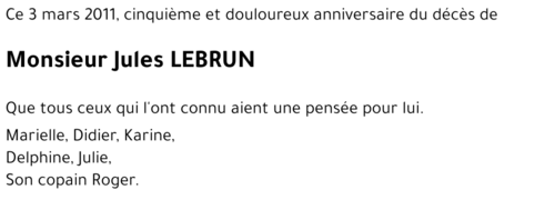Jules LEBRUN
