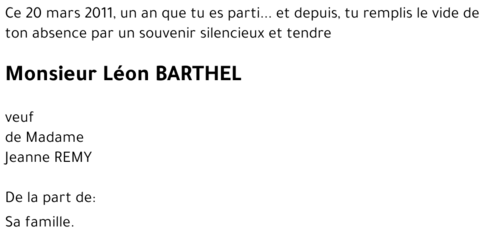 Léon BARTHEL