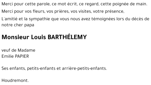 Louis Barthélemy