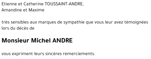 Michel ANDRE