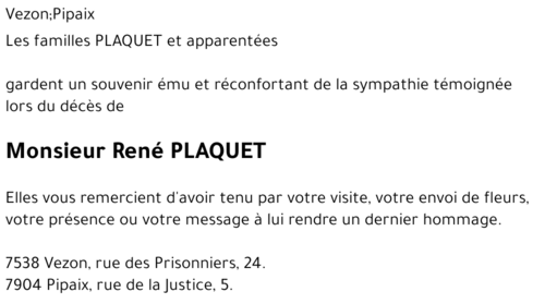 René PLAQUET