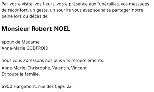 Robert NOEL