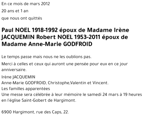 Robert NOEL