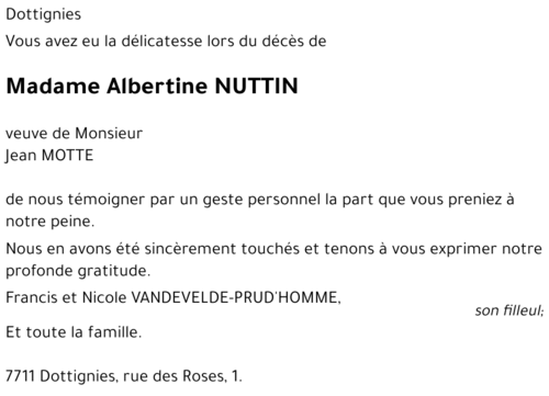 Albertine NUTTIN