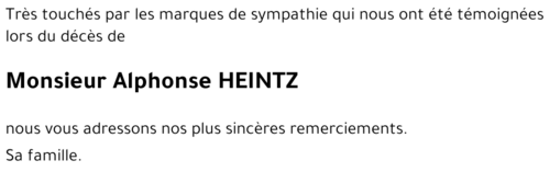 Alphonse HEINTZ