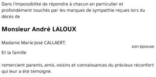 André LALOUX