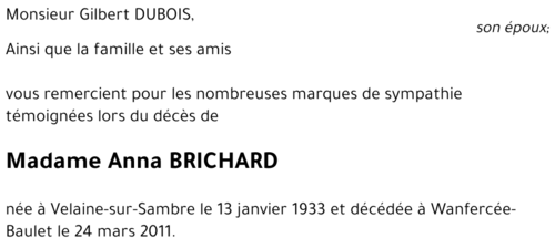Anna BRICHARD
