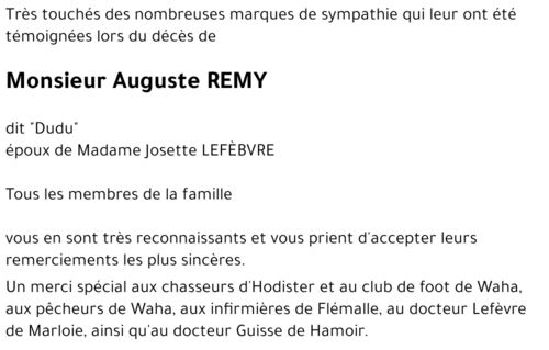 Auguste REMY
