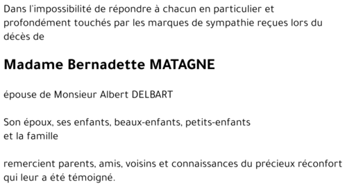 Bernadette MATAGNE