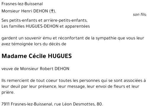 Cécile HUGUES
