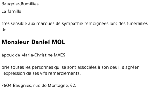 Daniel MOL