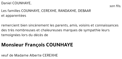 François COUNHAYE