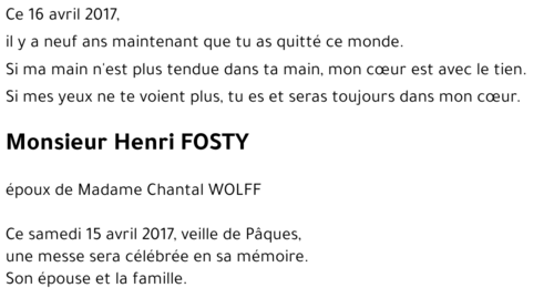 Henri FOSTY