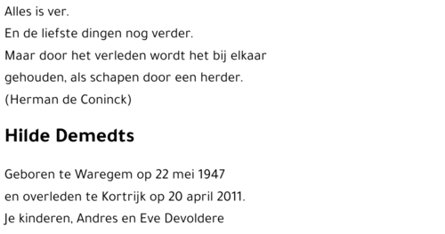 Hilde Demedts