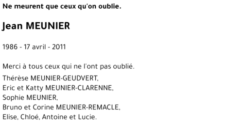 Jean MEUNIER