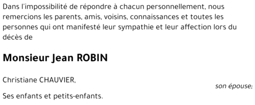 Jean ROBIN