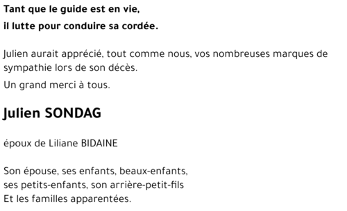 Julien SONDAG