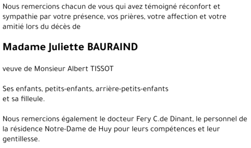 Juliette BAURAIND