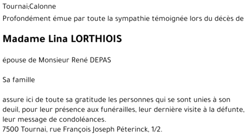 Lina LORTHIOIS