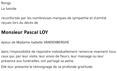 Pascal LOY