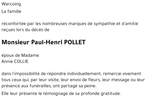 Paul-Henri POLLET