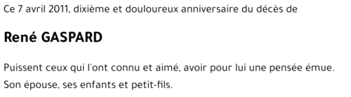 René GASPARD