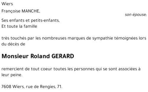 Roland GERARD