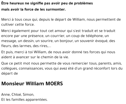 William MOERS