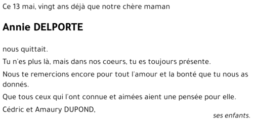 Annie DELPORTE