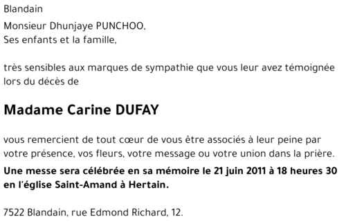 Carine DUFAY
