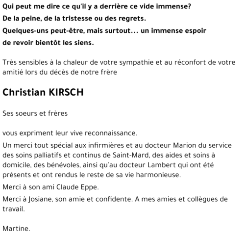 Christian KIRSCH