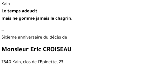 Eric CROISEAU