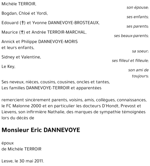 Eric DANNEVOYE