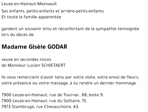 Gisèle GODAR