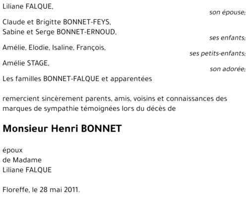 Henri BONNET