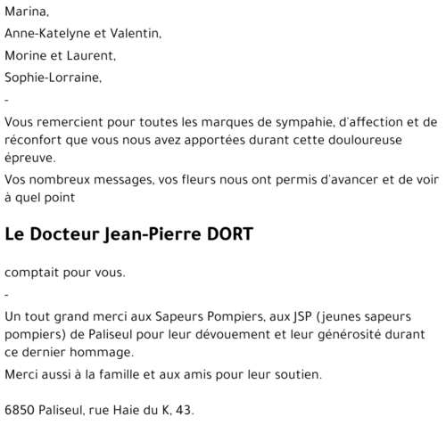 Jean-Pierre DORT