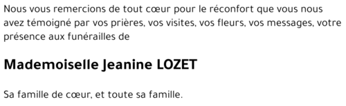 Jeanine LOZET