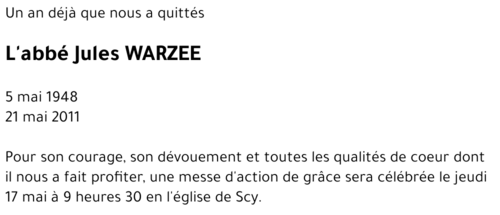 Jules WARZEE