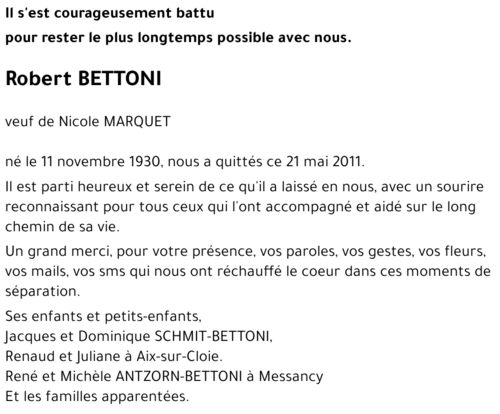 Robert BETTONI