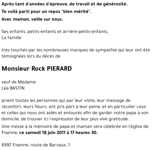 Rock PIERARD