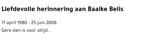 Baaike Belis