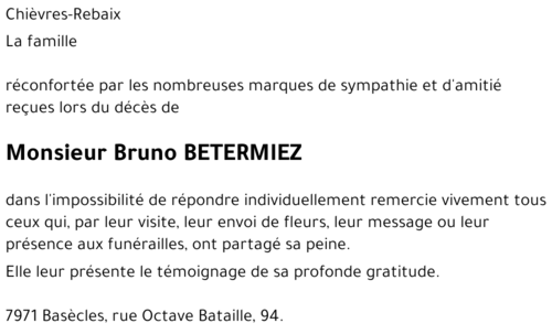 Bruno BETERMIEZ