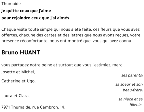 Bruno HUANT