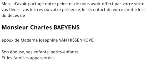 Charles BAEYENS