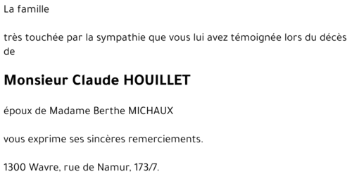 Claude Houillet