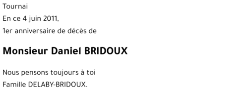 Daniel BRIDOUX