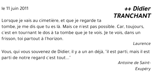 Didier TRANCHANT